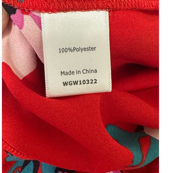 41 Hawthorn red floral sleeveless blouse size Small - Picture 4 of 16